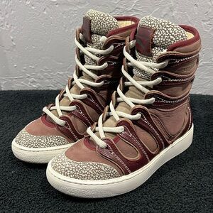🔥🔥 Vintage ALEXANDER McQUEEN x PUMA Hi-Top Sneaker BOOTS - Women Sz 5.5 - EUC